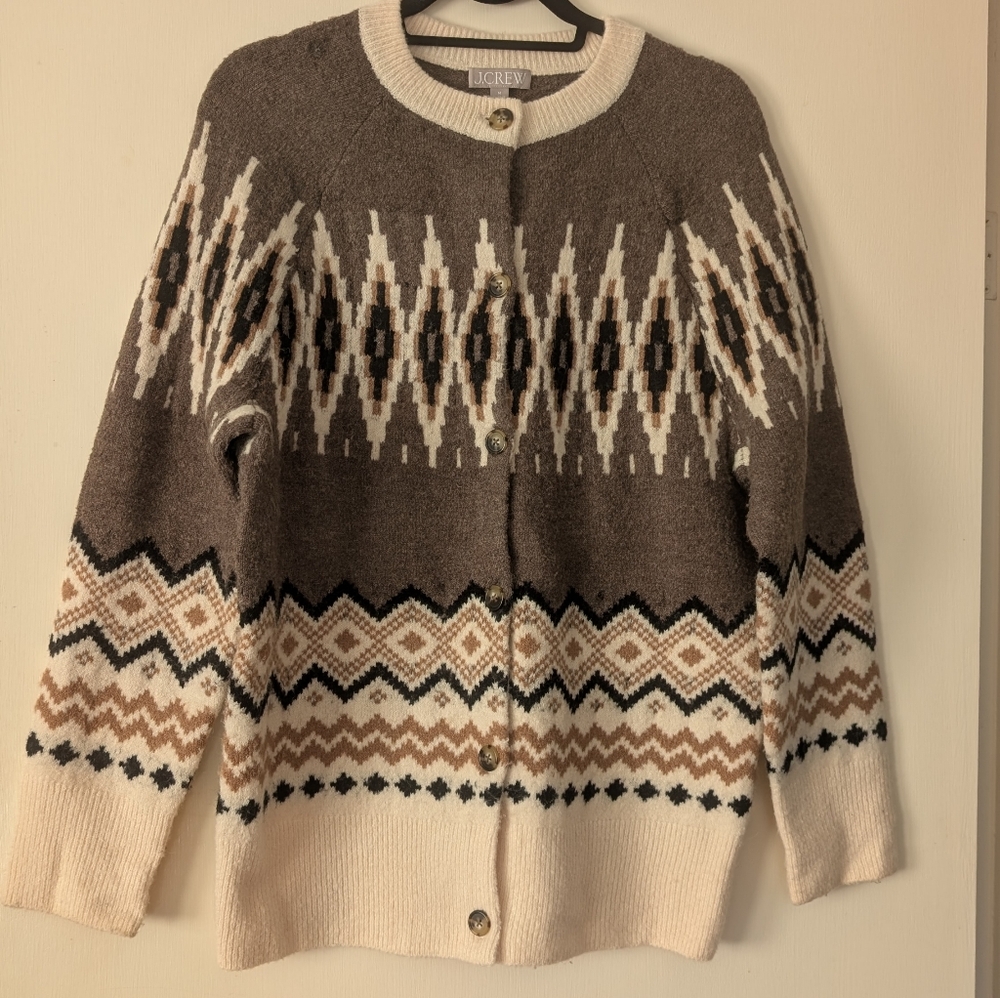 Soft, Chunky Cardigan, Sz M,